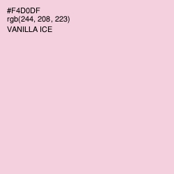 #F4D0DF - Vanilla Ice Color Image